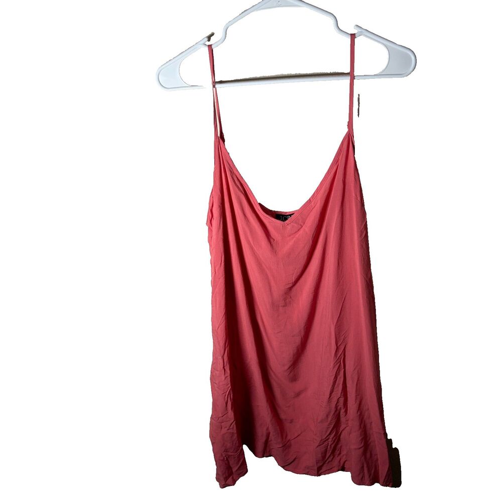 J Crew Slip Cami Dress Women's Large V-Neck Liner Lightweight Pink Solid